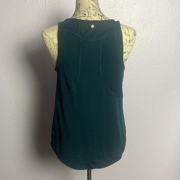 Dark Turquoise Yoga Tank - Picture 3 of 4